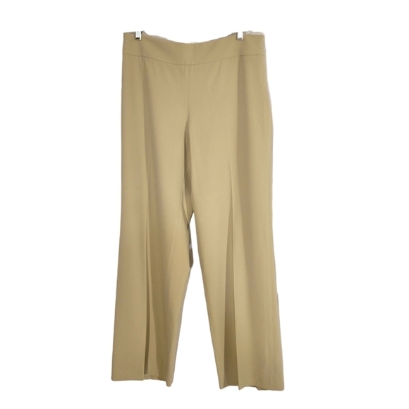 Armani Collezioni Tan Straight Leg Pants - Picture 1 of 3